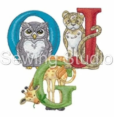 Animals Alphabet Designs - Machine Embroidery Designs On Cd Or Usb • £9