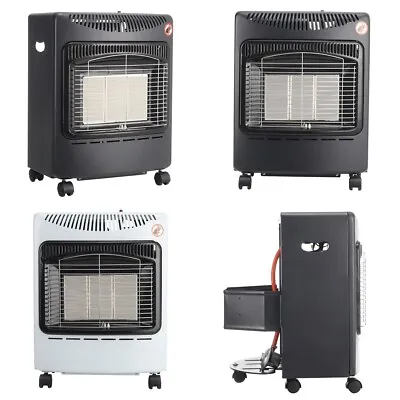 Indoor Heater Portable Mini Butane Cabinet Outdoor Patio Calor Gas Heater Wheels • £85.95