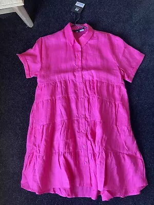 Decjuba Shirt Dress New Pink Size 8 • $25