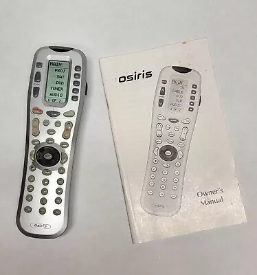 Osiris MX-350 Universal Remote Control Silver Tested • $24.99