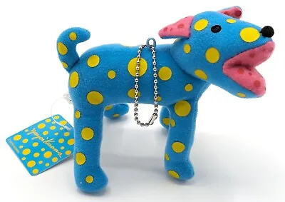 YAYOI KUSAMA 'Toko-Ton Dog' Art Plush Handbag Charm Phone Strap Keychain *NWT* • $95