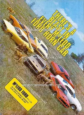 1974 Ford Xb Falcon Gt 351 Hardtop A3 Poster Ad Sales Brochure Advertisement • $14.85