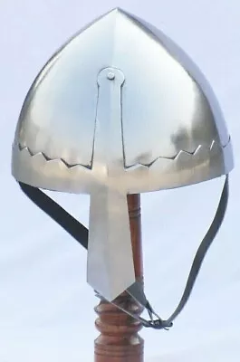 Medieval Larp Costume Viking Helmet Norman Nasal Armor Helmet Halloween Gift • $79.63