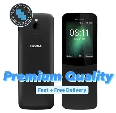 £53.99 • Buy Brand New Nokia (Banana) 8110 TA-1048 DS  Black Mobile Phone 2G Unlocked