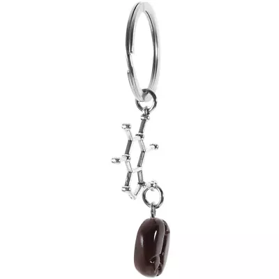 Coffee Bean Keychain Coffee Lover Key Ring Bag Charm • £7.48