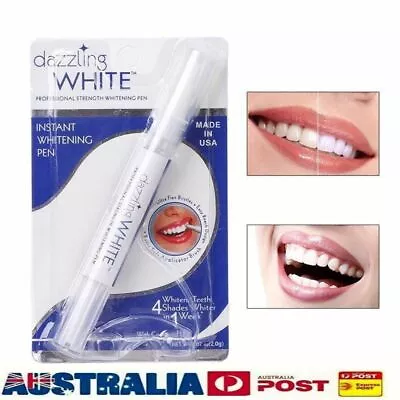 Dazzling White Tooth Cleaning Tool Dental Teeth Whitening Gel Pen Bleaching Hot • $6.88