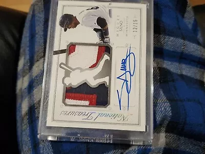 2015 National Treasures Players Choice  Jersey Miguel Sano Auto Jersey /15 • $26.99