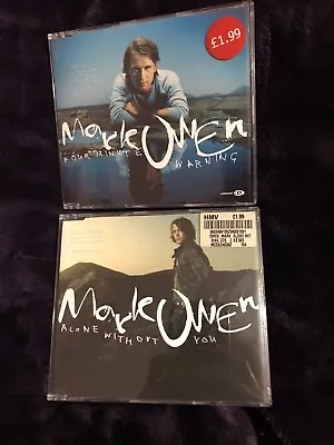 Mark Owen (Take That) CD Single X 2 Four Minute Warning & Alone Without You New • £5.99