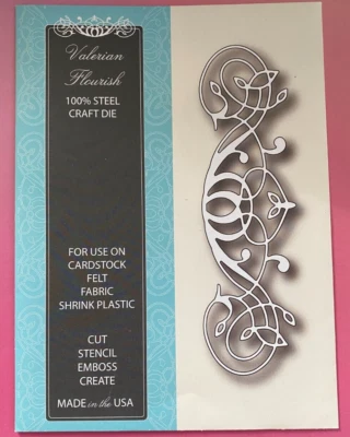 $2.99 • Buy VALERIAN BORDER DIE New Memory Box Craft #98196 Flourish Scroll Card Scrapbook
