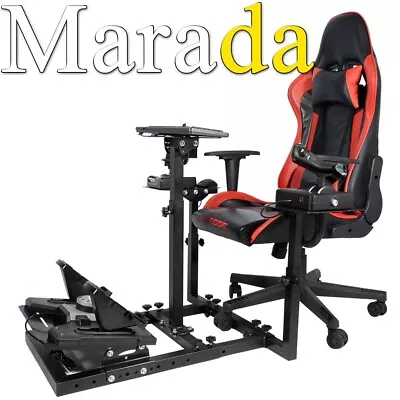 Marada Flight Simulator Cockpit Racing Wheel Stand Fit Thrustmaster Logitech G29 • £109.99