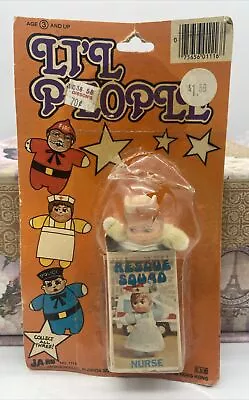 Li’l People Rescue Squad Nurse Bean Doll Matchbox Doll Made In Hong Kong RARE • $26