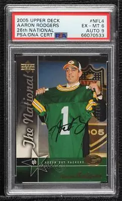 2005 - The National /750 Aaron Rodgers PSA Authentic PSA/DNA Cert Auto Rookie RC • $3330