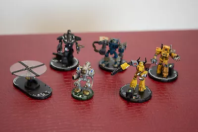 LOT Of 6 Wizkids MechWarrior Figures - AgroMechs Steam Golum Paragon + More!! • $19.95