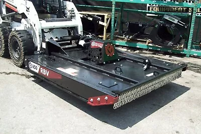 Virnig V50 Closed Front Skid Steer Brushcutter 72  Inside CutIn Stock Now In FL • $8010