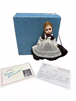 8” Madame Alexander Doll “Jo” Little Women 14523 Sweet Blonde Apron With Box • $19.99