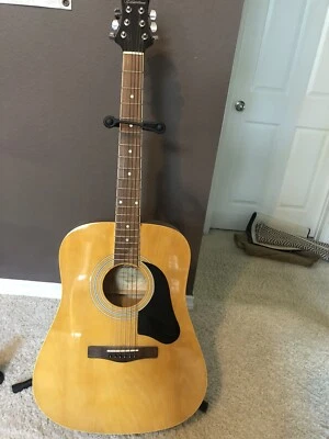 $225 • Buy Silvertone Acoustic Guitar. Left Strung. Barely Used. Pro Series