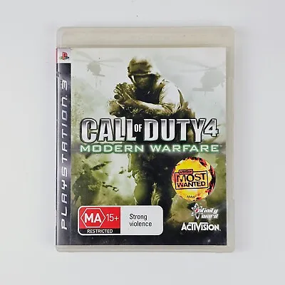 Call Of Duty 4 Modern Warfare - Playstation 3 - PS3 With Manual VGC • $9.95