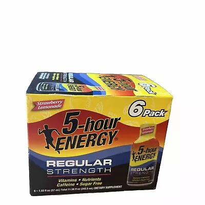 5-hour ENERGY Shot Regular Strength Strawberry Lemonade 1.93 Oz Exp: 02/2024 • $12.88