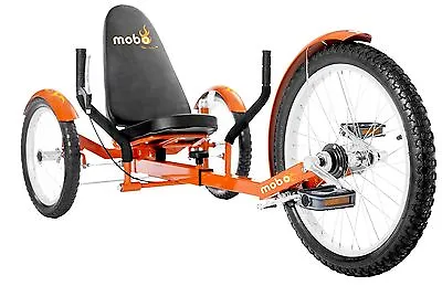Mobo Triton Pro Ultimate Three Wheeled Cruiser Kids Adult Ride On Orange Trike • $598.99