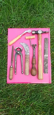 Vintage Upholstery  / Leather Working Tools. Bulk Lot • £15.95