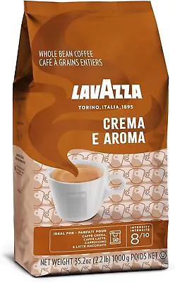 LAVAZZA Crema E Aroma Arabica And Robusta Medium Roast Coffee Beans Free UK • £11.99