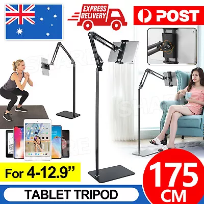 Hands Free Floor Stand Adjustable Bed Clip Holder For Tablet IPad IPhone Switch • $21.95