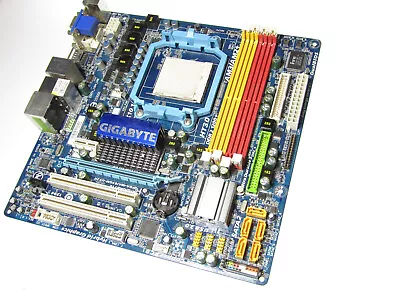 Gigabyte GA-MA785GM-US2H Socket AM3/AM2+ AMD Motherboard Rev:1:1 DDR 3 #c14 • $49.95