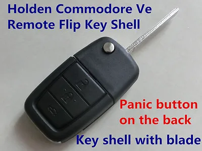 HOLDEN Commodore VE  Remote Flip Key Shell With 3 Button & 1 Panic Button • $20
