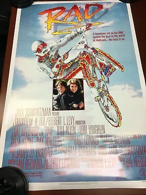 RAD! Movie Poster 24x36 80's Retro BMX Motocross  24 X 36 • $21.98