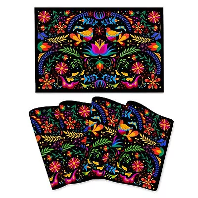 Mexican Placemats Set Of 4 For Kitchen DecorWashable Non-Slip Heat-Resistant ... • $19.34