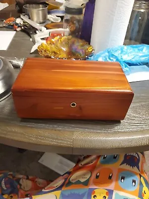 Vintage Mini Lane Cedar Chest Wooden Box Salesman No Key • $20