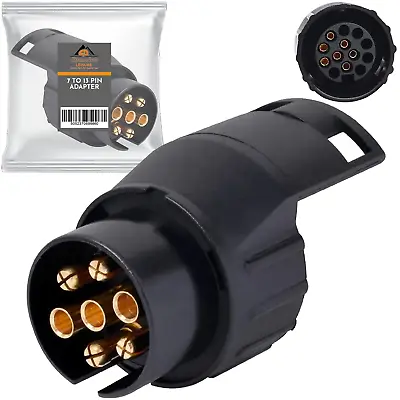 Xtremeauto 7 To 13 Pin Plug Trailer Electric Adapter Bar Towing Socket Converter • £5.90
