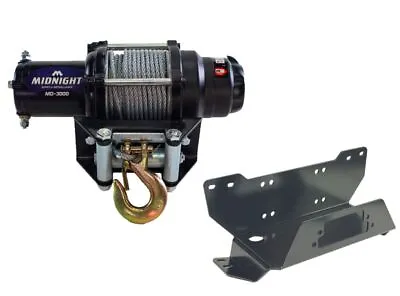 Viper 50 Ft Winch 3000 Lb Steel W/ Mount For Honda Pioneer 700-4 2014-21 • $179.98