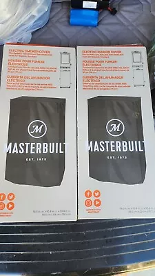 Lot Of 2 Masterbuilt Electric Smoker Cover - MB20080319 (Black) ) • $18