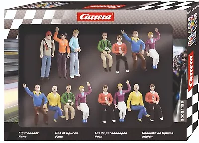 Carrera 21128 15 Spectator / Audience Figure Set 1/24 & 1/32 Slot Car Accessory • $38.99