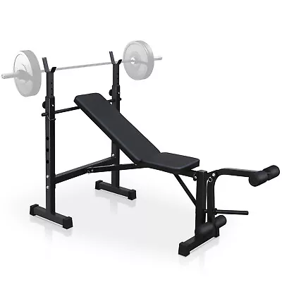 Olympic Weight Bench Bench Press Set With Squat Rack And Bench For Home Gym  • $130