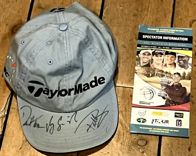 Taylormade Golf Cap Hand Signed By Vijay Singh Paul Casey & Padraig Harrington • $63.13