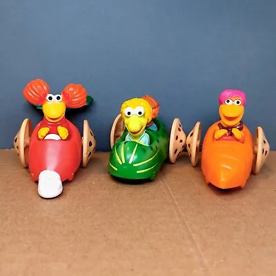 VTG Mcdonald's Fraggle Rock Lot Of 3 Collectible Toy Figure Vehicles Jim Henson • $4.95