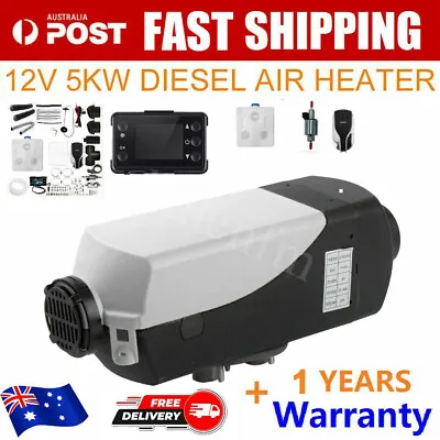 2KW 5KW Diesel Air Heater Tank Remote Control Thermostat Caravan RV Parking • $112.99