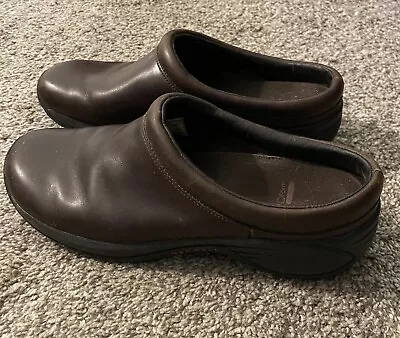 Merrell Womens Size 10 Encore Nova Smooth Brown Slide Clog Mule Shoes • $24.99