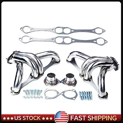 Stainless Shorty Hugger Headers For 283-400 Small Block Chevy Street Rod SBC US • $119.69