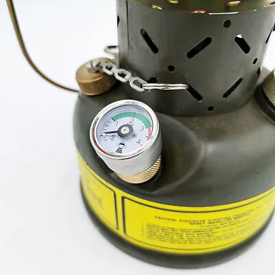 Coleman 252 Filler Cap With Pressure Gauge Lantern US Military Gasoline Lantern • $29