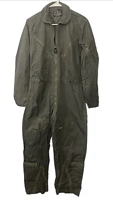 VTG Vietnam War 60’s K2B Military Coverall Flight Suit Small R Colonel Gottlieb • $134.99