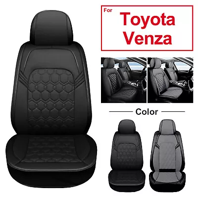 Microfiber Leather Car 2/5Seats Seat Covers Cushion For Toyota Venza 2009-2016 • $130.20