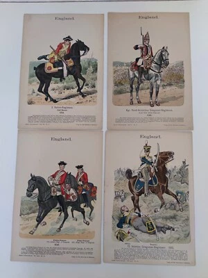£14.48 • Buy R. Knötel - Lithography - Uniform Science England 4 Sheets