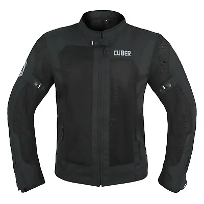 Hi Vis Mesh Motorcycle Jacket For Mens Riding Bikers Racing Dual Sports Bike Ce • $59.99