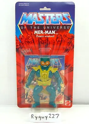 MOTU Commemorative Mer-Man MISB Sealed MOC Masters Of The Universe He-Man • $45