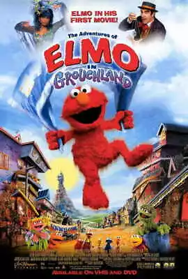 397547 ELMO IN GROUCHLAND Film Mandy Patinkin Vanessa L WALL PRINT POSTER US • $13.95