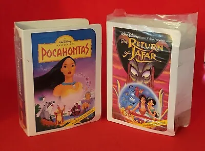 2 Vintage 1995 Pocahontas & Alladin Walt Disney McDonalds Happy Meal Toys NIB • $8