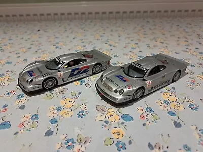 Scalextric Mercedes CLK LM Mobil Westminster #1 & #2 - 1:32 Slot Cars • £9.99